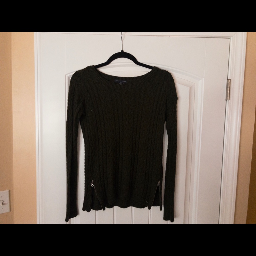 Dark Green American Eagle Sweater